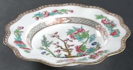 Indian Tree Multicolor (Scalloped, Older) Rim Soup Bowl