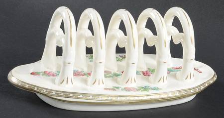 Indian Tree Multicolor (Scalloped, Older) 4 Slice Toast Server