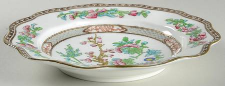 Indian Tree Multicolor (Scalloped, Older) Large Rim Soup Bowl