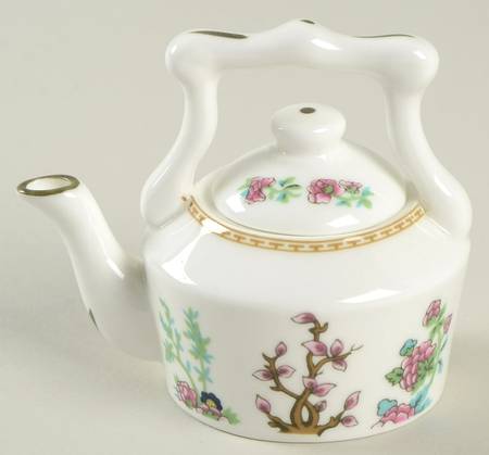 Indian Tree Multicolor (Smooth Edge) Miniature Kettle & Lid