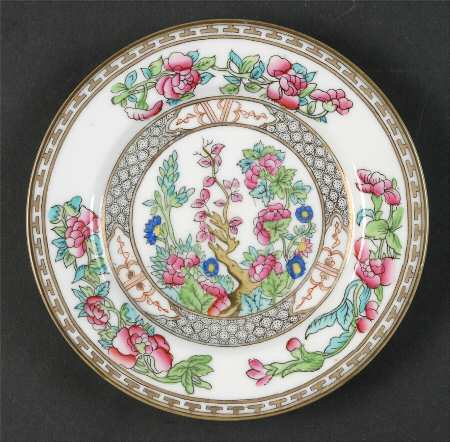 Indian Tree Multicolor (Smooth Edge) Dessert/Pie Plate