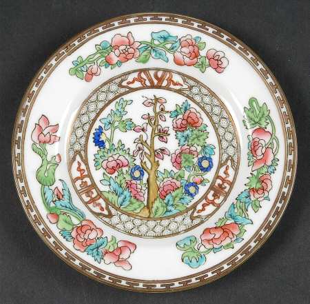 Indian Tree Multicolor (Smooth Edge) Bread & Butter Plate by Coalport