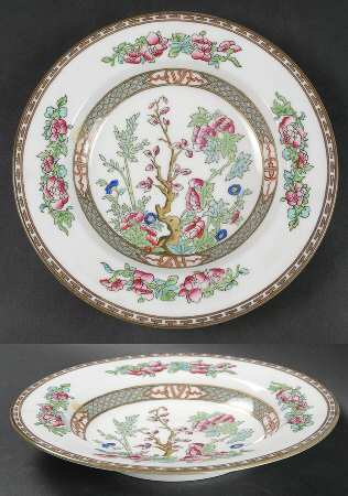 Indian Tree Multicolor (Smooth Edge) Rim Soup Bowl