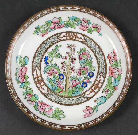 Indian Tree Multicolor (Smooth Edge) Saucer for Cream Soup Bowl