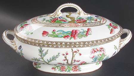 Indian Tree Multicolor (Smooth Edge) Oval Covered Vegetable