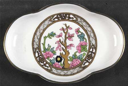 Indian Tree Multicolor (Smooth Edge) Silver Tray
