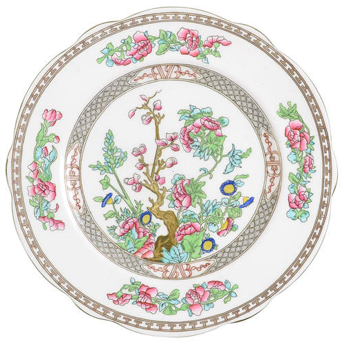 Indian Tree Multicolor (Semi Scalloped) Dinner Plate