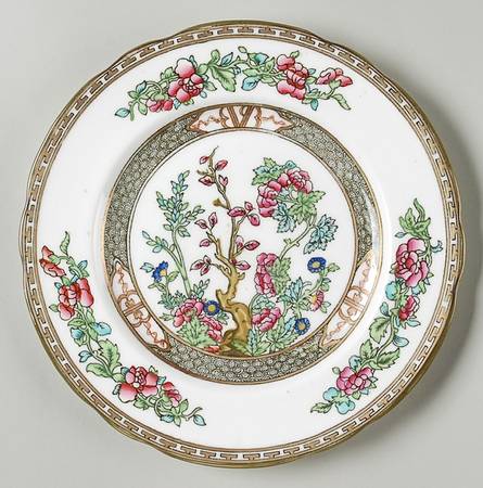 Indian Tree Multicolor (Semi Scalloped) Salad Plate