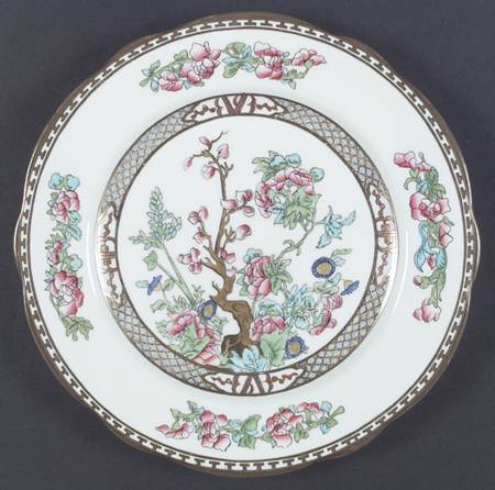 Indian Tree Multicolor (Semi Scalloped) Dinner Plate