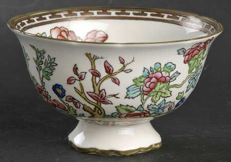 Indian Tree Multicolor (Semi Scalloped) Cranberry Bowl