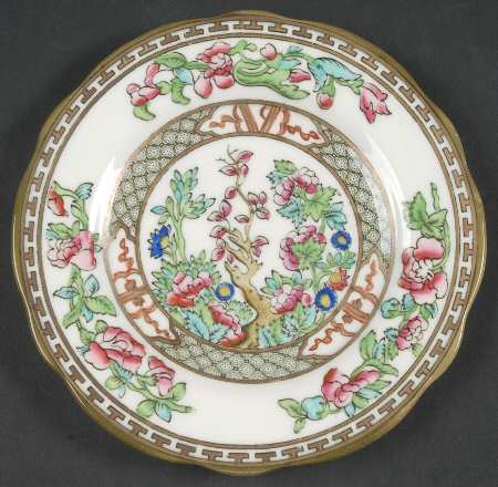 Indian Tree Multicolor (Semi Scalloped) Dessert/Pie Plate
