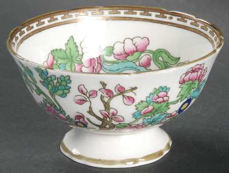 Indian Tree Multicolor (Semi Scalloped) Mini Open Sugar Bowl