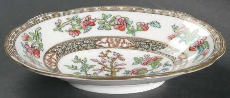 Indian Tree Multicolor (Semi Scalloped) Soap Dish by Coalport
