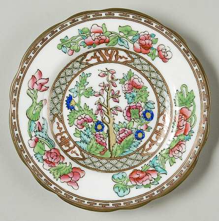 Indian Tree Multicolor (Semi Scalloped) Bread & Butter Plate
