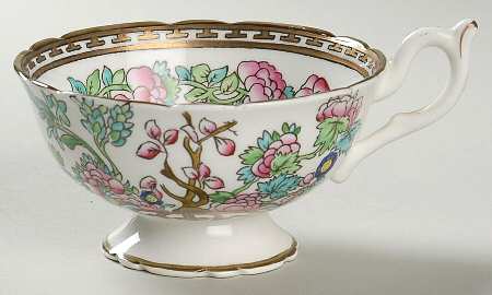Indian Tree Multicolor (Semi Scalloped) Footed Cup