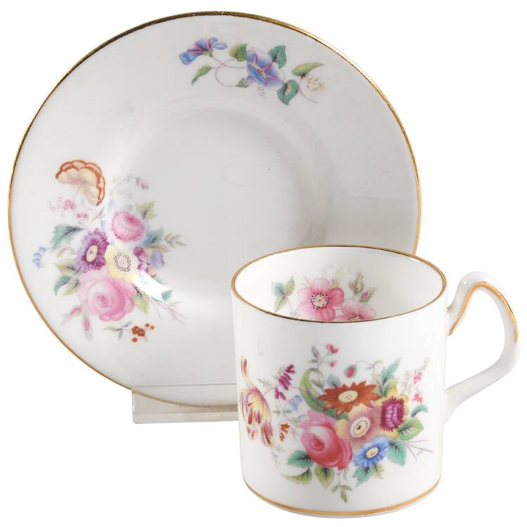 Junetime Flat Demitasse Cup & Saucer Set