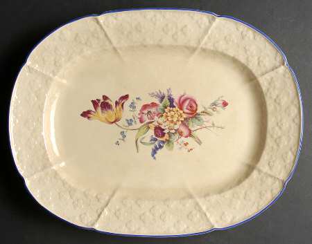 Lady Diana 15" Oval Serving Platter by Coalport