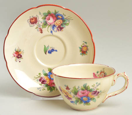 Lady Sylvia Flat Cup & Saucer Set