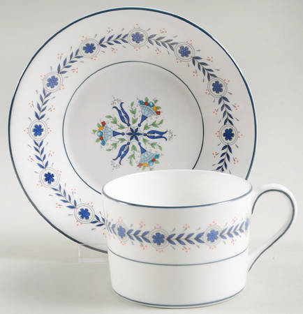 Lucerne Flat Cup & Saucer Set