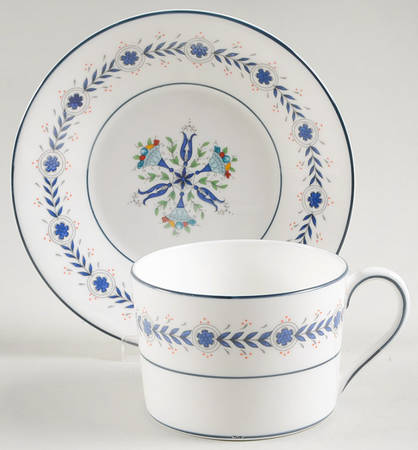 Lucerne Flat Cup & Saucer Set