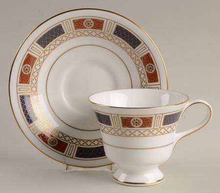 Marlborough Footed Cup & Saucer Set