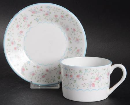 Mignon Flat Cup & Saucer Set by Coalport