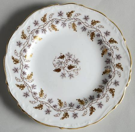 Minerva White (Raised Edge) Bread & Butter Plate by Coalport