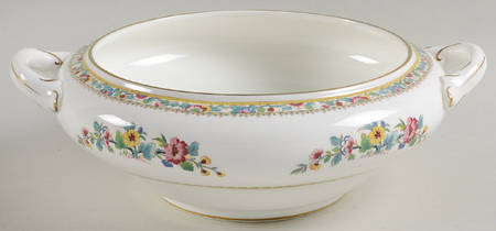 Ming Rose Round Vegetable No Lid