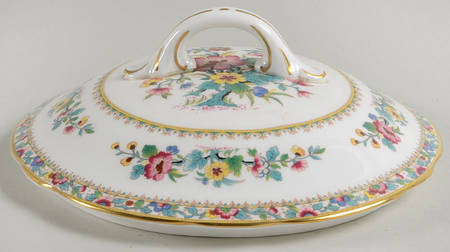 Ming Rose Lid for Round Vegetable