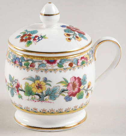 Ming Rose 2 Pc Pot de Creme w/Lid & Base