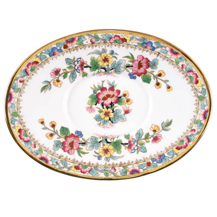 Ming Rose Individual Gravy Boat Underplate