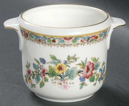 Ming Rose 2" Handled Cachepot