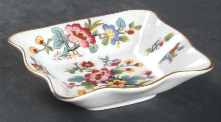 Ming Rose 3" Square Ashtray