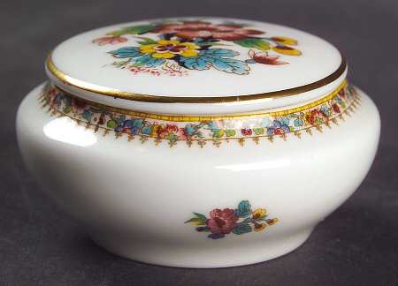 Ming Rose Mini Round Box & Lid