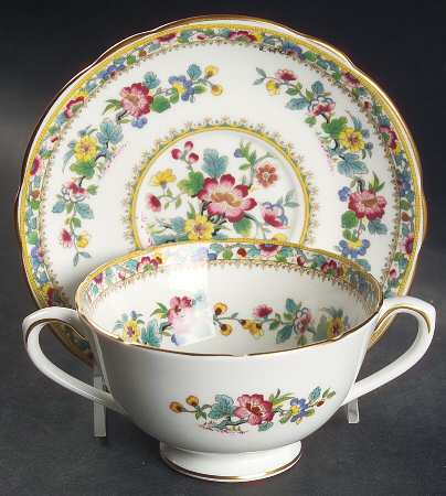 Ming Rose Saucer for Footed Cream Soup Bowl
