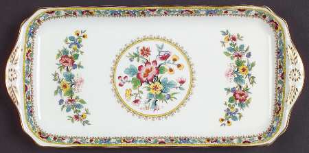Ming Rose Large Sandwich Tray