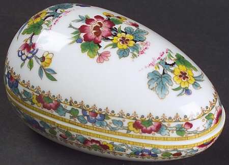 Ming Rose Small Egg Box & Lid by Coalport