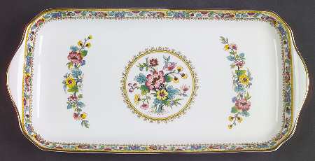Ming Rose Large Sandwich Tray