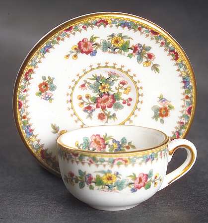 Ming Rose Miniature Cup and Saucer Set