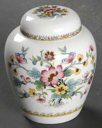 Ming Rose Ginger Jar & Lid