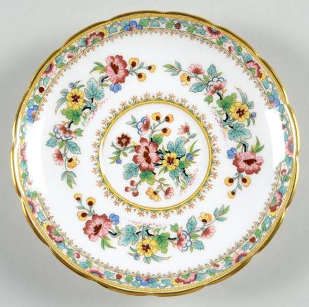 Ming Rose Saucer for Footed Cup by Coalport