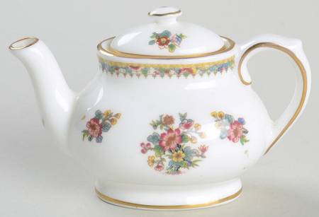 Ming Rose Miniature Teapot & Lid by Coalport