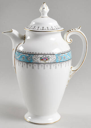Montreal Turquoise Coffee Pot & Lid