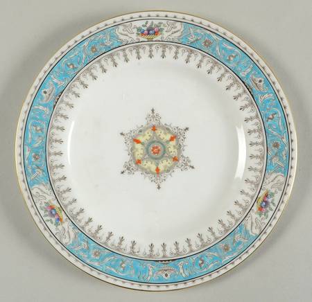 Montreal Turquoise Salad Plate