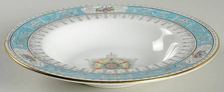 Montreal Turquoise Rim Soup Bowl