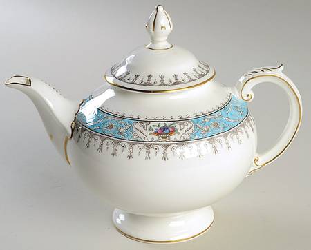 Montreal Turquoise Teapot & Lid
