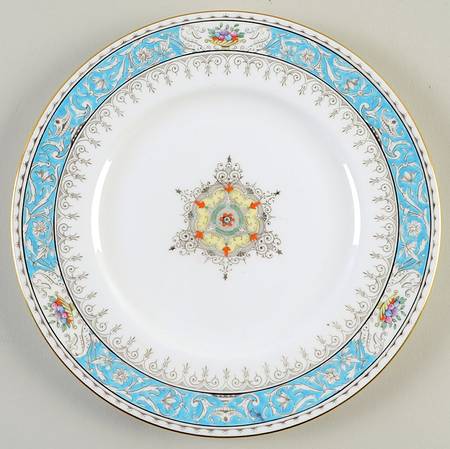 Montreal Turquoise Luncheon Plate