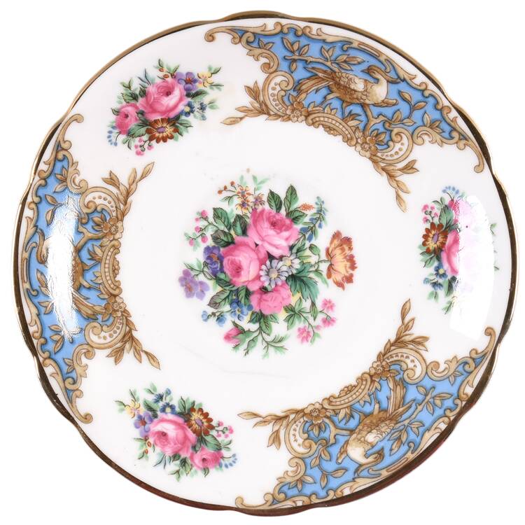 Montrose Blue Saucer for Demitasse Cup
