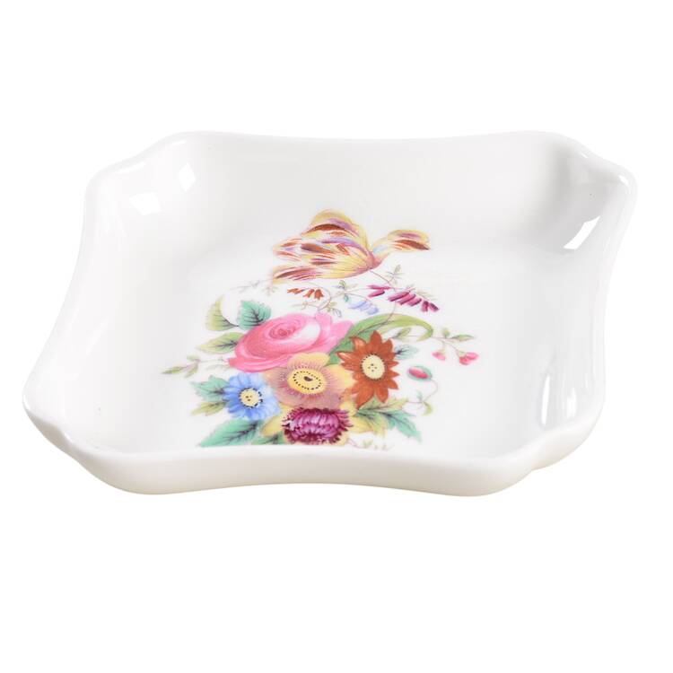 Old Coalport (Bone, No Trim, Shallow Scallop) Small Ashtray