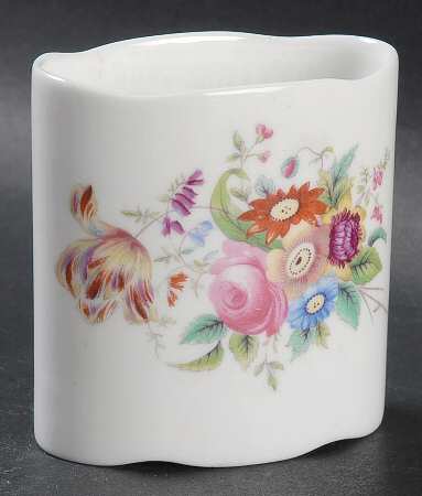 Old Coalport (Bone, No Trim, Shallow Scallop) Cigarette Holder by Coalport